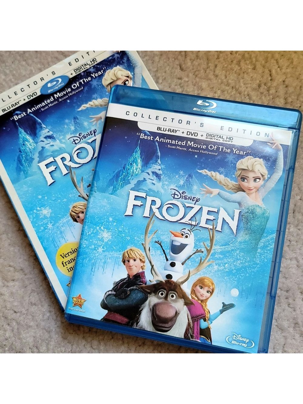 Blue-Ray + DVD + Digital HD - Disney FROZEN Collector's Edition